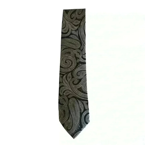 Michael Kors Paisley 100% silk Men’s tie - Picture 5 of 6